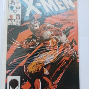 Komiks Uncanny X-Men #212 Dec 1986 First battle Wolverine vs Sabretooth