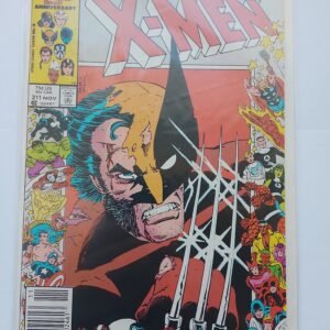 Komiks Uncanny X-Men #211 Nov 1986 1st Full App Marauders Border Cover