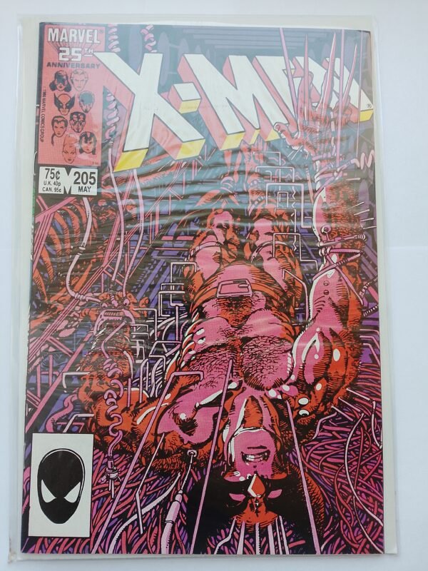 Komiks Uncanny X-Men #205 Maay 1986 Lady Deathstrike is transformed