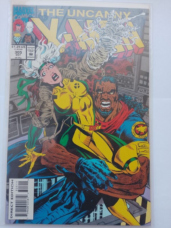 Komiks Uncanny X-Men #305 Oct 1993 1st Cameo Team App Phalanx