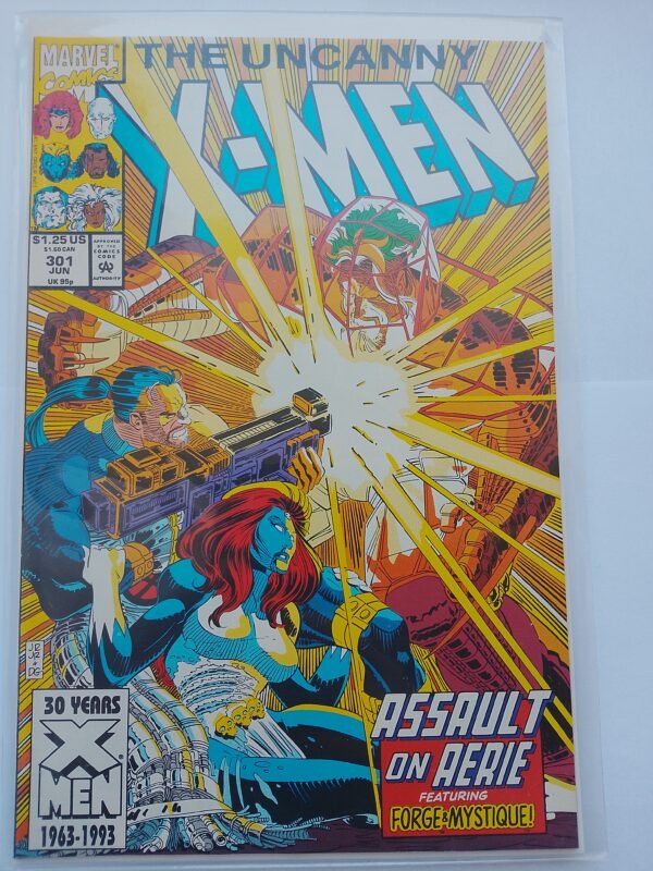 Komiks Uncanny X-Men #301 June 1993 1st Full App Siena Blaze