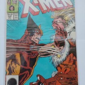 Komiks Uncanny X-Men #222 Oct 1987 Wolverine vs Sabretooth