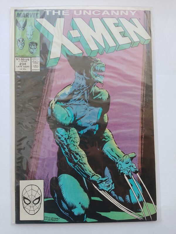 Komiks Uncanny X-Men #234 Sept 1988 Debut of Madelyne Pryor in Goblin Queen Costume