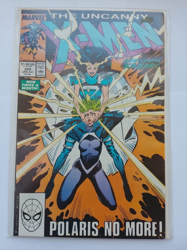 Komiks Uncanny X-Men #250 Oct 1989 1st App Worm