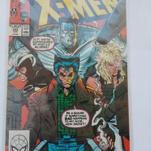 Komiks Uncanny X-Men #245 June 1989 Parody DC Invasion limited series