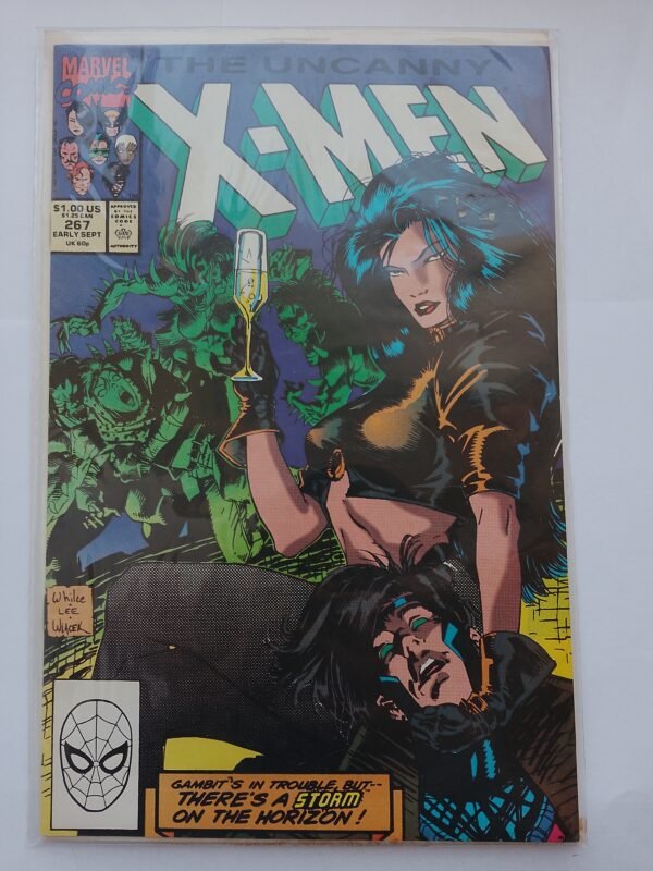 Komiks Uncanny X-Men #267 Sept 1990 3rd App Gambit