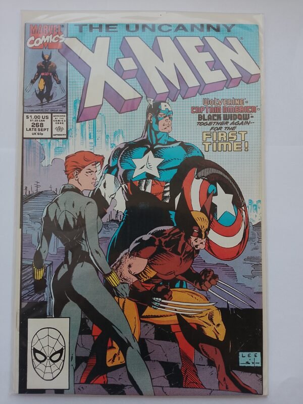 Komiks Uncanny X-Men #268 Sept 1990 Iconic Cover Art by Jim Lee