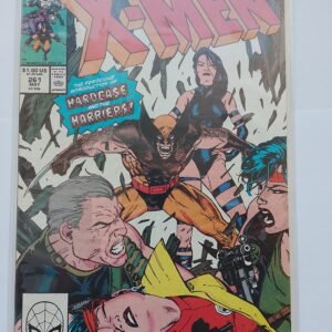 Komiks Uncanny X-Men #261 May 1990 1st Team App Hardcase and the Harriers Jim Lee