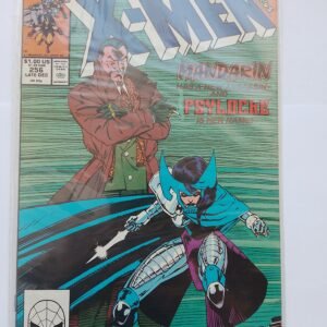 Komiks Uncanny X-Men #256 Dec 1989 Debut of classic Psylocke costume Jim Lee