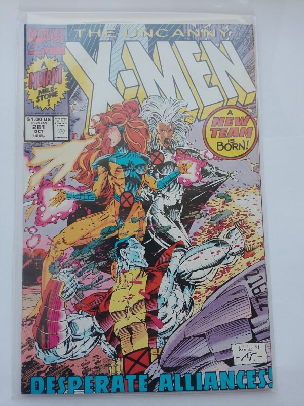 Komiks Uncanny X-Men #281 Oct 1991 1st App Trevor Fitzroy