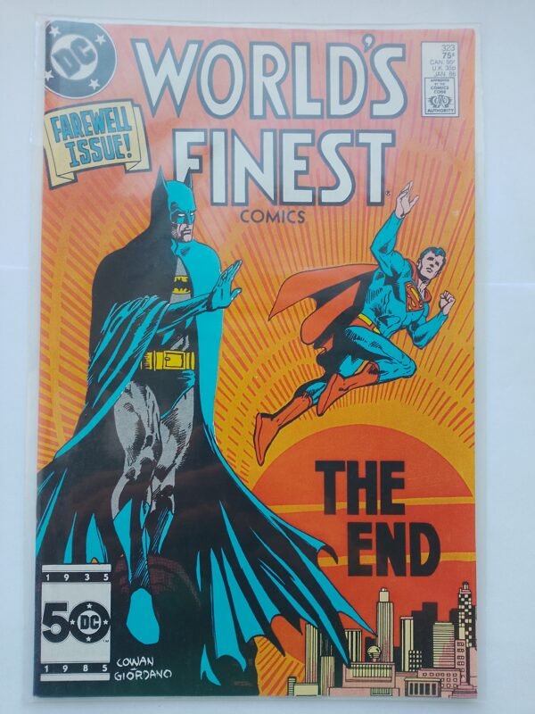 IMG_20260422_183507 Komiks World's Finest Comics # 323 Jan 1986 Last Issue