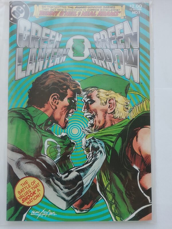 Komiks Green Lantern/Green Arrow #1 1983 Neal Adams Cover