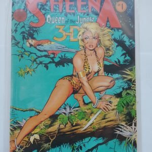 Komiks Sheena Queen of the Jungle 3-D Special #1 1985 Dave Stevens Cover+Glasses