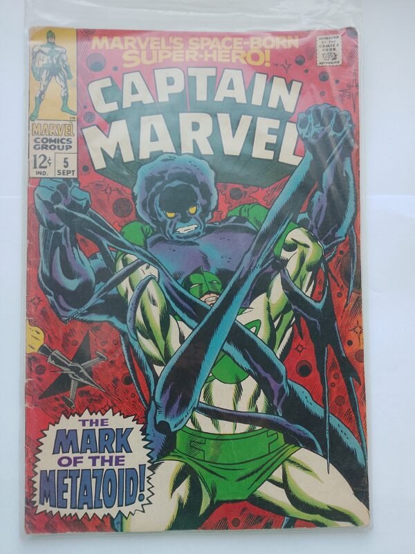 Komiks Captain Marvel #5 Sept 1968