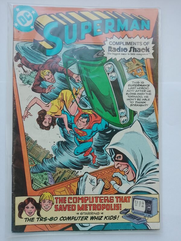 Komiks Superman Compliments Of Radio Shack July 1980