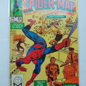 Komiks Spectacular Spiderman #83 Oct 1983 Punisher