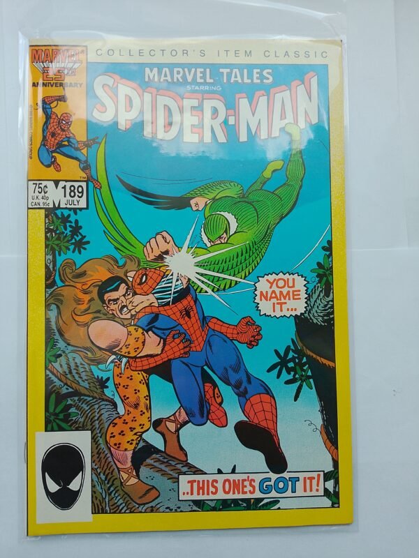 Komiks Marvel Tales #189 July 1986