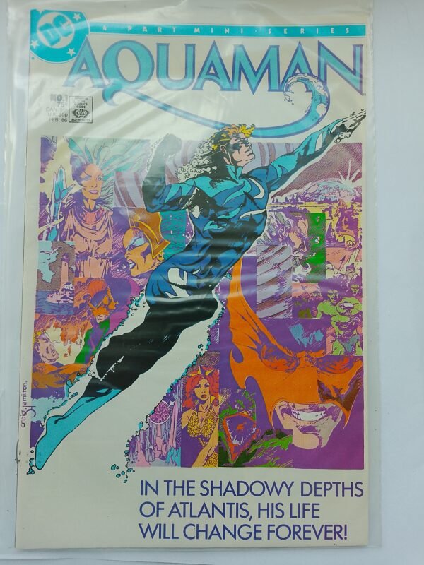 Komiks Aquaman #1 Feb 1986