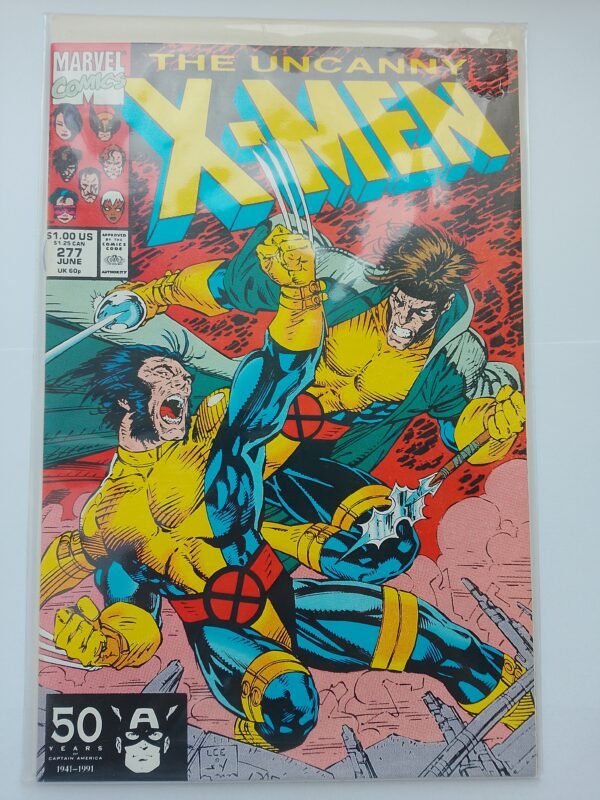 Komiks Uncanny X-Men #277 June 1991 Jim Lee Cover