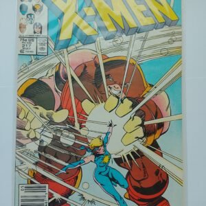 Komiks Uncanny X-Men #217 May 1987 Dazzler vs Jaggernaut