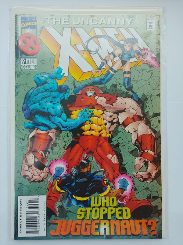 Komiks Uncanny X-Men #322 July 1995 1st Mention OnSlaught