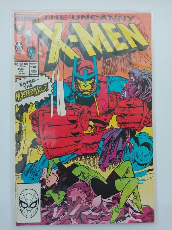 Komiks Uncanny X-Men #246 July 1989