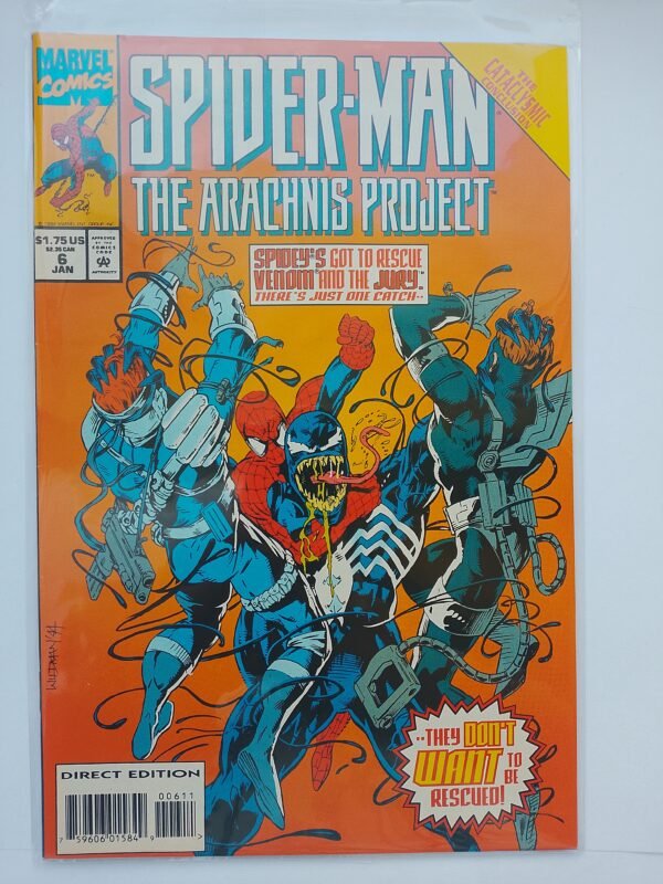 Komiks Spiderman The Arachnis Project #6 Jan 1995