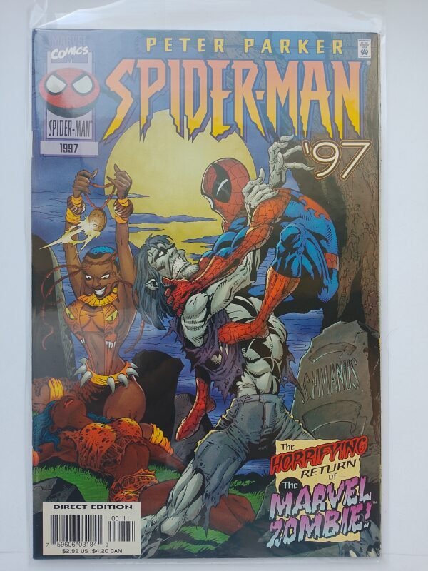Peter Parker Spiderman '97 1997 Return of Marvel Zombie