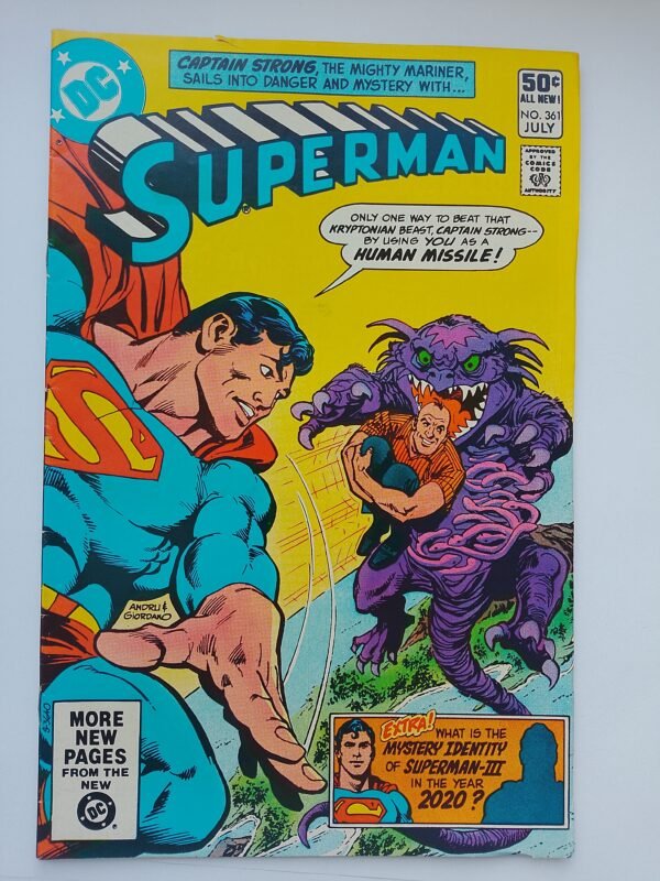 Komiks Superman #361 July 1981