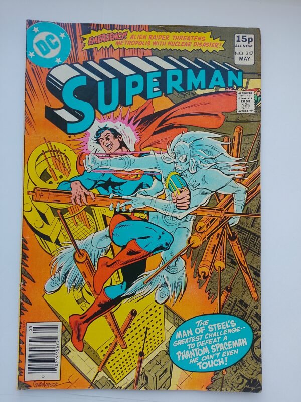 Komiks Superman #347 May 1980 1st App Phantom Spaceman