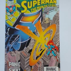 Komiks Superman The Man of Steel #9 March 1992 Panic in The Sky