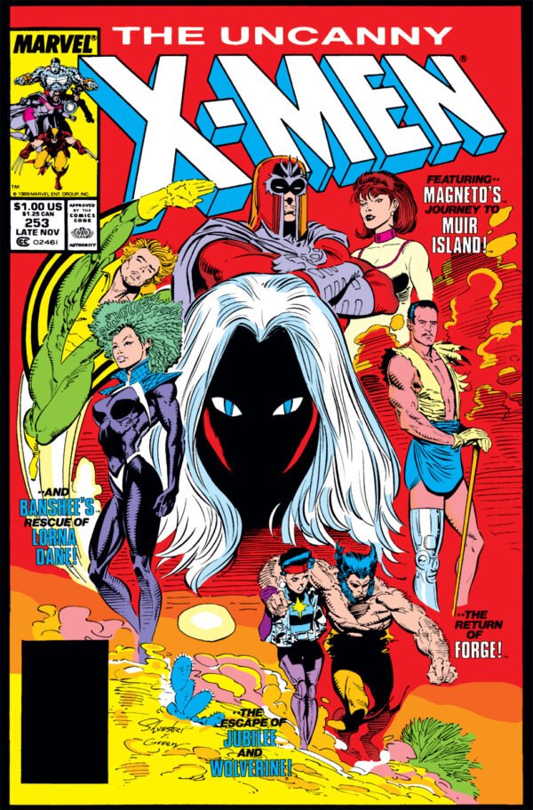 uncannystorm253 Komiks Uncanny X-Men #253 Nov 1989 Storm appears de-aged into a young girl