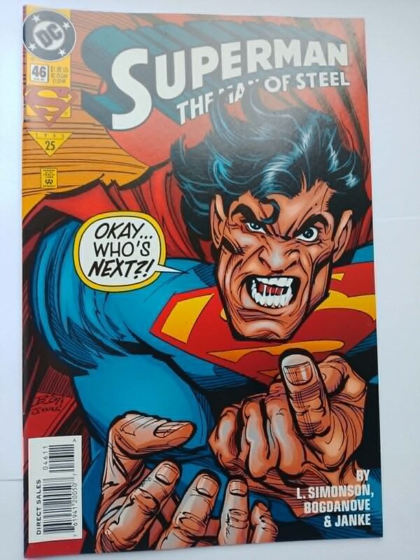 Komiks Superman The Man of Steel #46 July 1995
