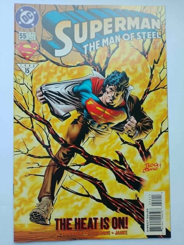 Komiks Superman The Man of Steel #55 April 1996