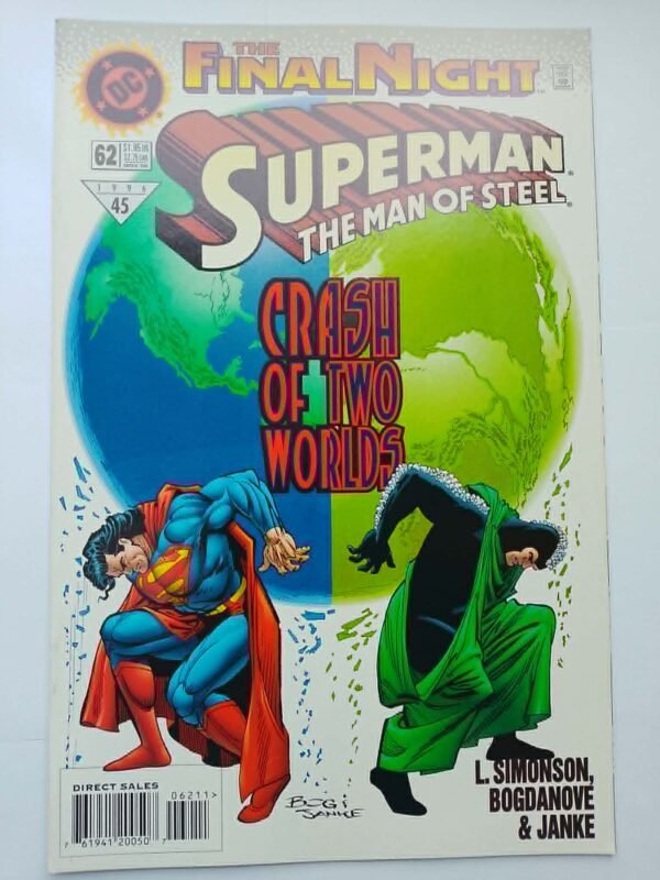 Komiks Superman The Man of Steel #62 Nov 1996