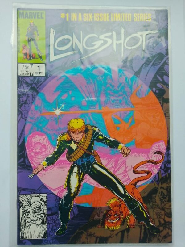 Komiks Longshot #1 Sept 1985 1st App Longshot&Spiral