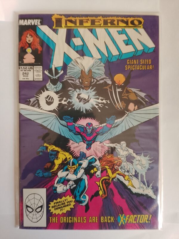 Komiks Uncanny X-Men #242 March 1989 Giant Sized