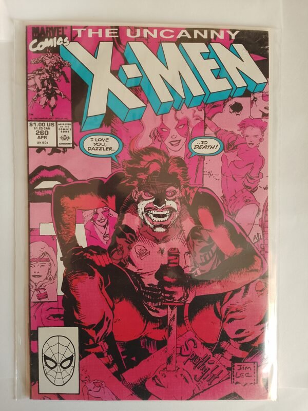 Komiks Uncanny X-Men #260 April 1990 Jim Lee