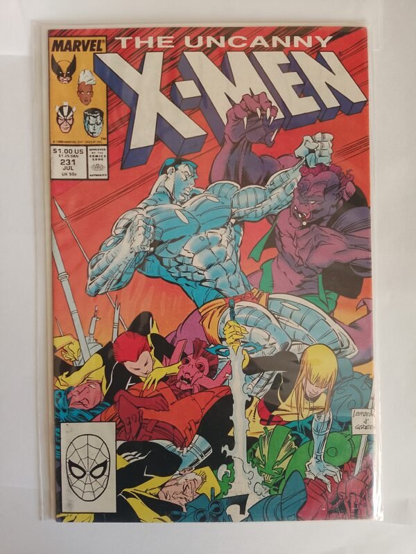 Komiks Uncanny X-Men #231 July 1988
