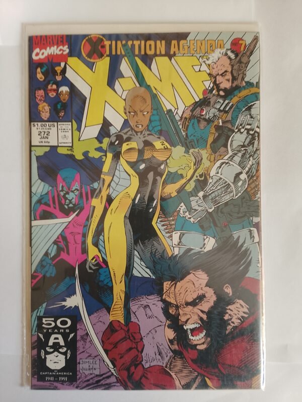 Komiks Uncanny X-Men #272 Jan 1991 Jim Lee Cover