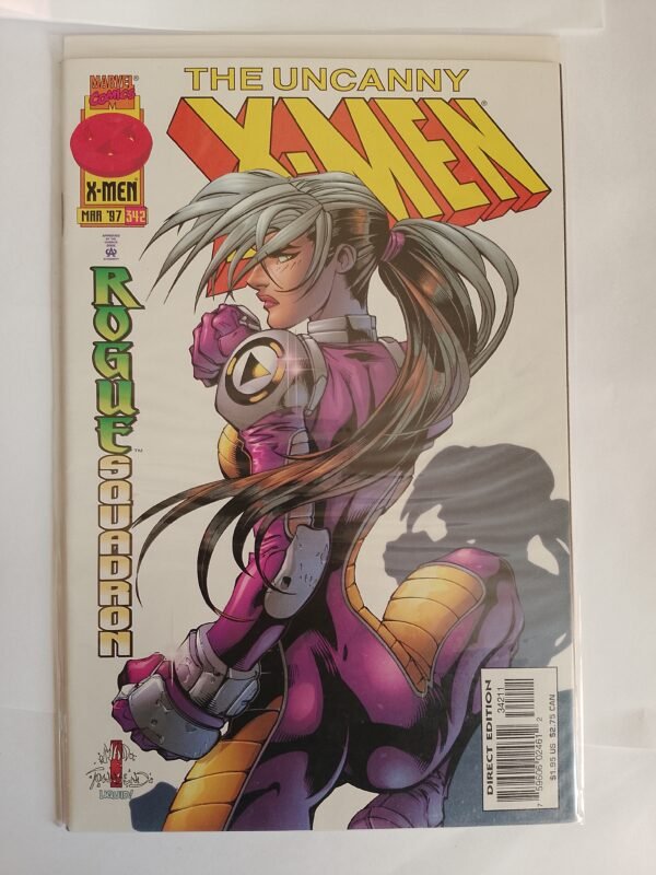 Komiks Uncanny X-Men #342 March 1997 Joe Madureira Rogue Variant Cover