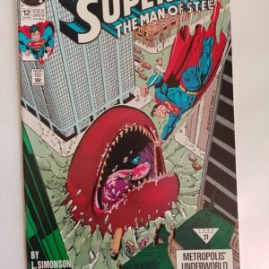 Komiks Superman The Man of Steel #12 June 1992