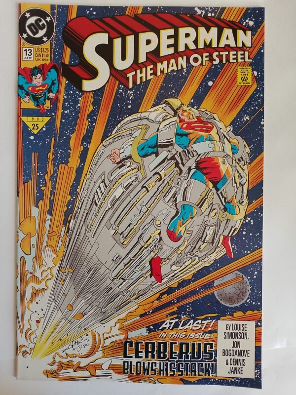 Komiks Superman The Man of Steel #12 June 1992