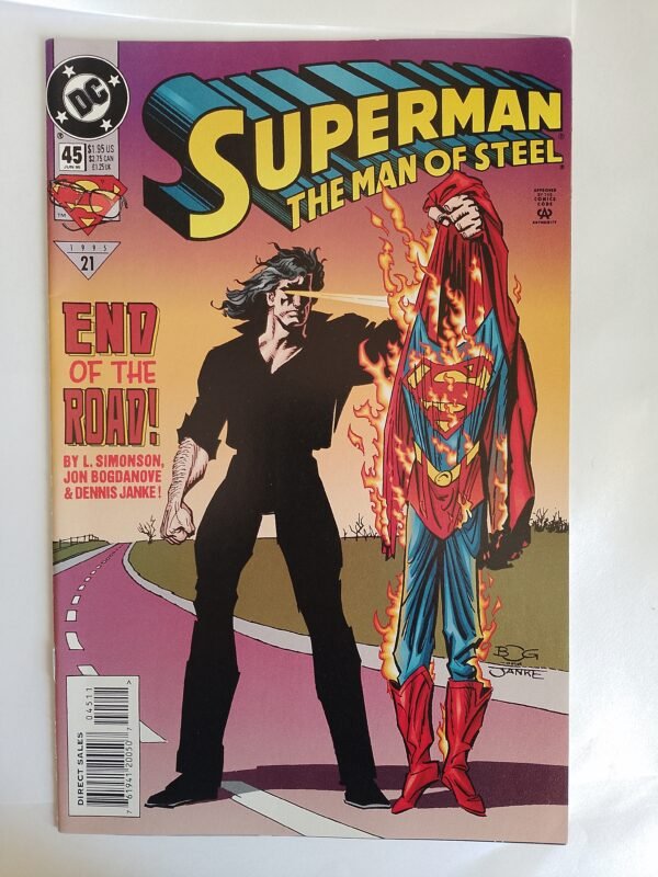 Komiks Superman The Man of Steel #45 June 1995