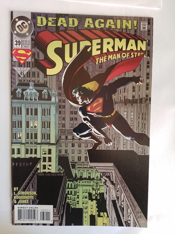 Komiks Superman The Man of Steel #39 Dec 1994
