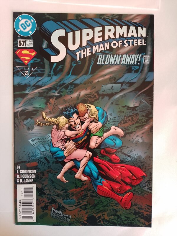 Komiks Superman The Man of Steel #57 June 1996