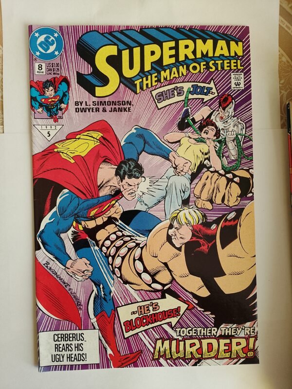 Komiks Superman The Man of Steel #8 Feb 1992