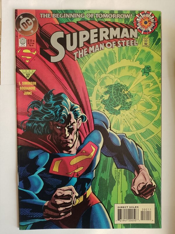 Komiks Superman The Man of Steel #0 Oct 1994 1st App Conduit