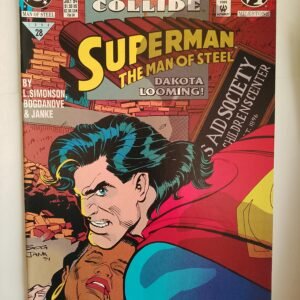 Komiks Superman The Man of Steel #35 July 1994 Worlds Collide Crossover