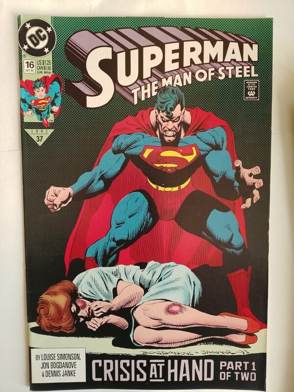 Komiks Superman The Man of Steel #16 Oct 1992